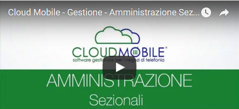 Cloud Mobile - Gestione Amministrazione Sezionali